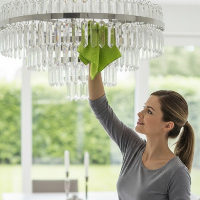 Sihirli Cam Bezi 40x60 cm 3lü Paket Mikrofiber İz Bırakmayan Temizlik Bezi